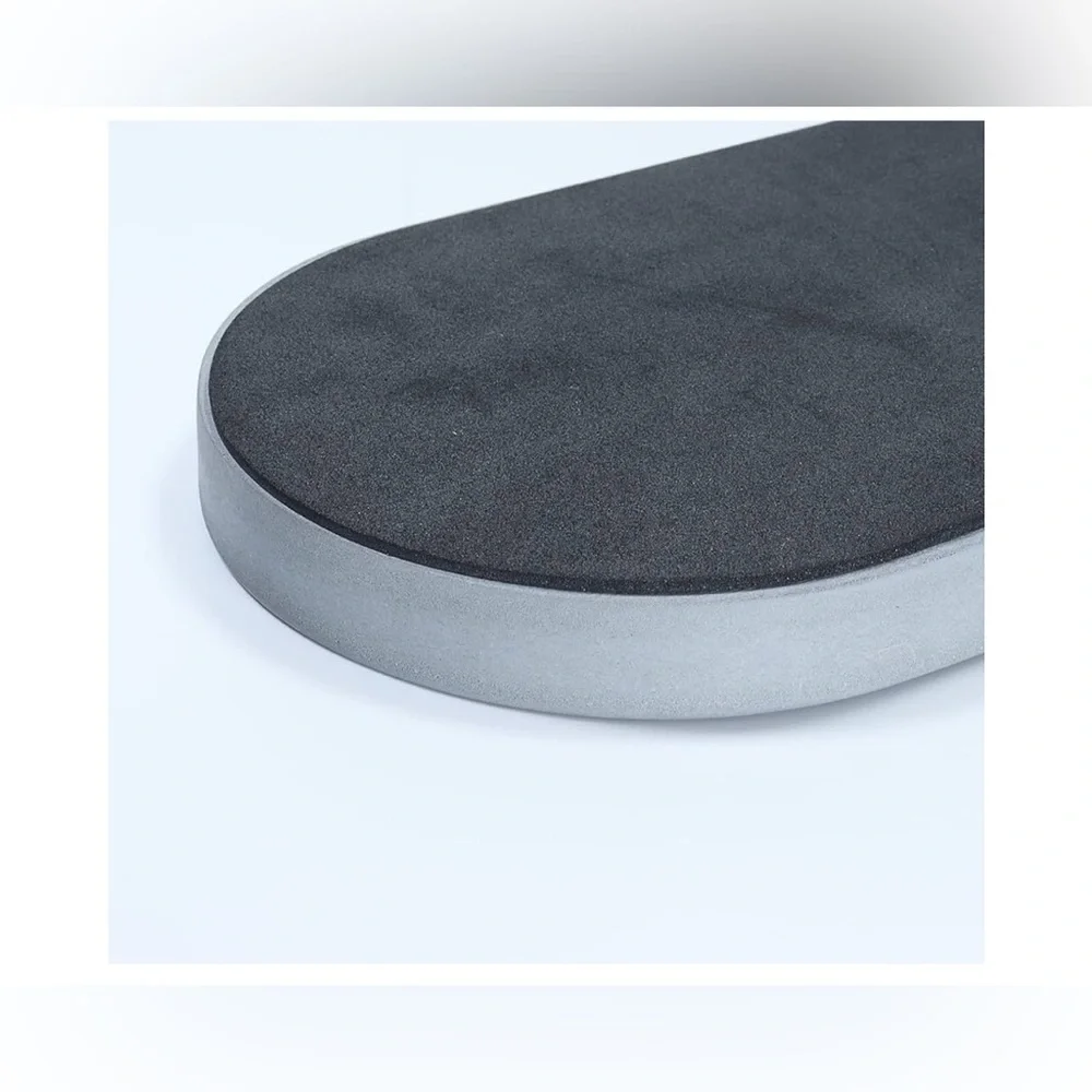 NEW Concrete Oval Vanity Tray Counter Concrete Tray Bathroom Organizer 10x4